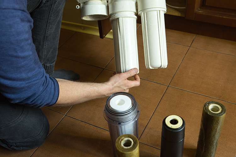 Changing water filters