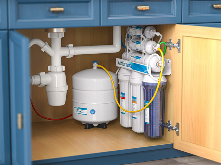 Under Sink Kitchen Plumbing